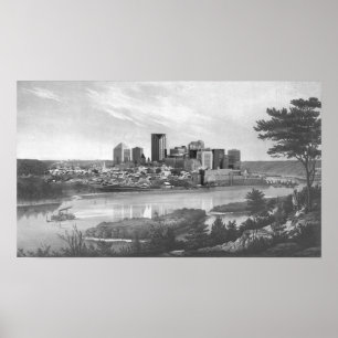 St. Paul collage of 3 different eras Poster