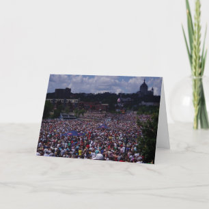 "St. Paul Flugtag Crowd" Congratulatory Card
