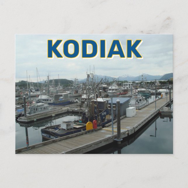St.Paul Harbour In Kodiak Alaska Postcard (Front)