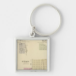 St. Paul, Marquette, and St. Joe, Nebraska Key Ring