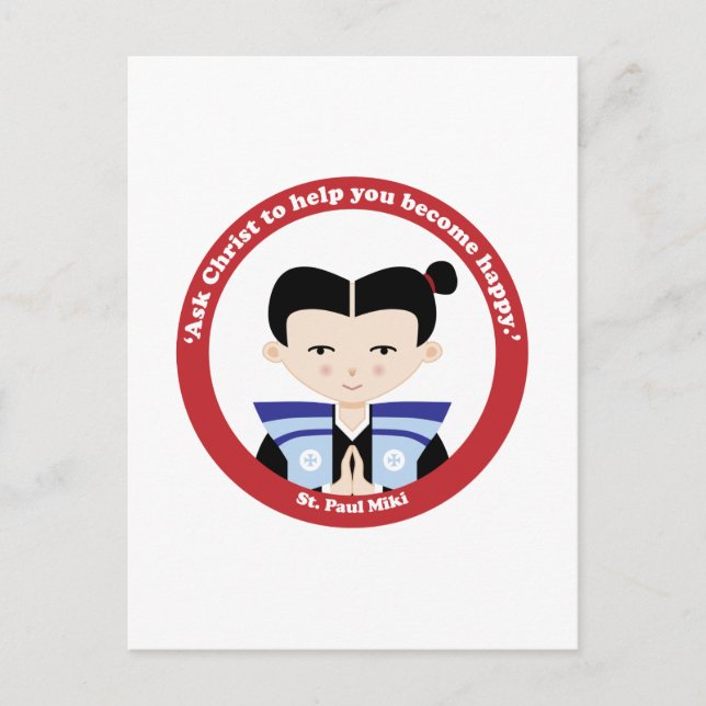 St. Paul Miki Postcard (Front)