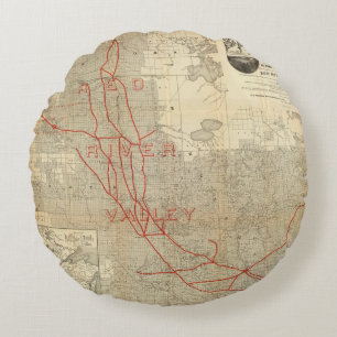 St Paul, Minneapolis and Manitoba Railway Round Cushion