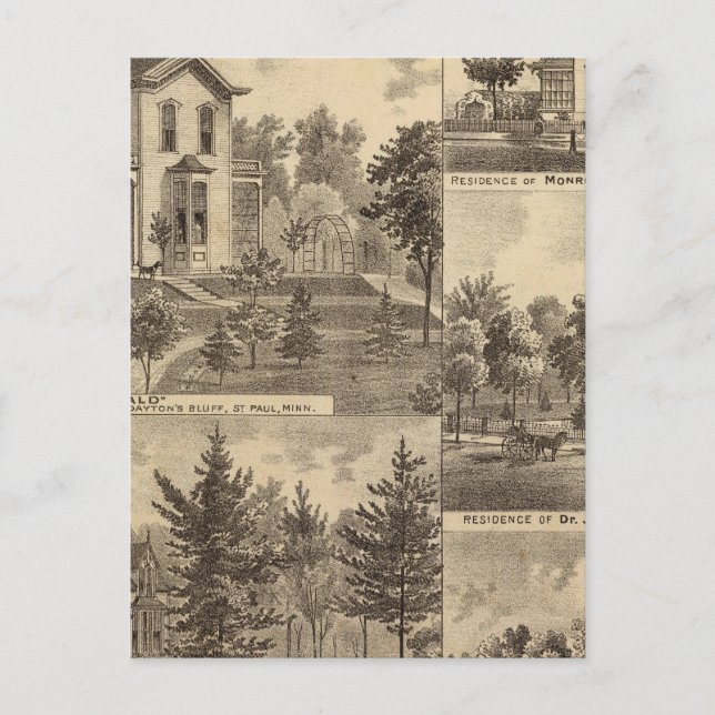 St. Paul, Minnesota Lithograph Postcard (Front)