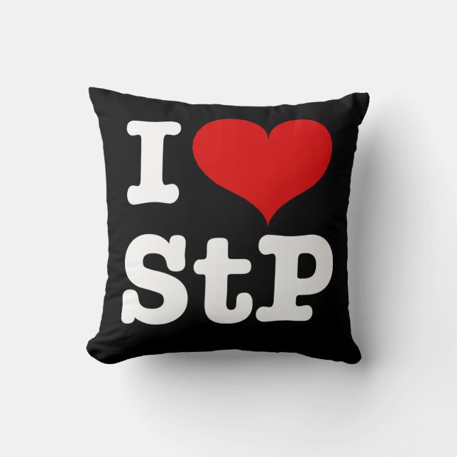 St. Paul Minnesota Throw Pillow (Front)