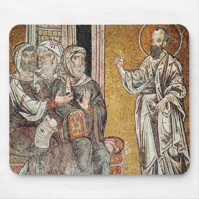 St. Paul Preaching to the Jews Mouse Pad (Front)