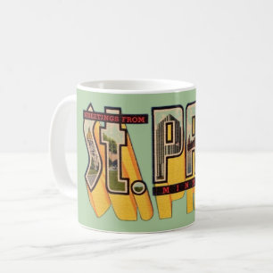 St Paul Retro Greeting Mug