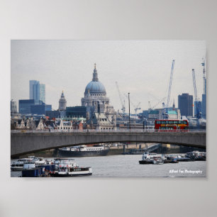 St. Paul’s and the Thames Poster