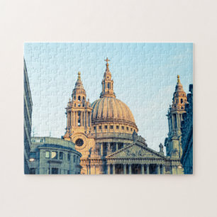 St Paul’s Cathedral London Vintage gift Poster Hol Jigsaw Puzzle