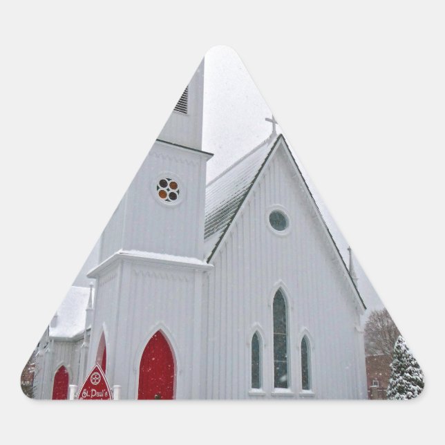 St. Paul’s Episcopal Church Triangle Sticker (Front)