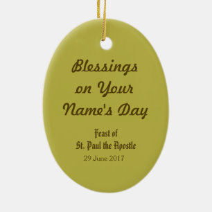 St. Paul the Apostle (PM 06) Ceramic Ornament