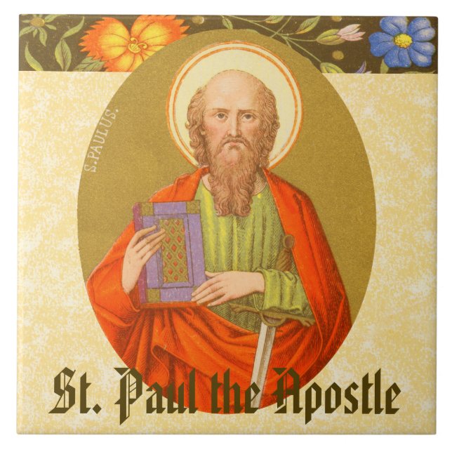 St. Paul the Apostle (PM 06) Ceramic Tile (Front)