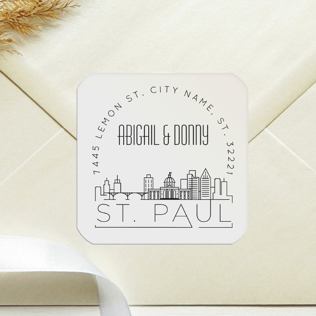 St. Paul Wedding | Pre-Addressed Envelope Seal (Creator Uploaded)