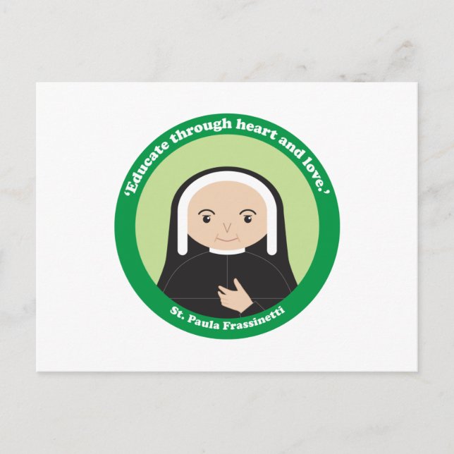 St. Paula Frassinetti Postcard (Front)