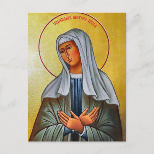 St. Paula of Rome Orthodox Christian Icon          Postcard