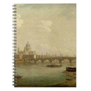 St. Paul's and Blackfriars Bridge, London, c.1770- Notebook