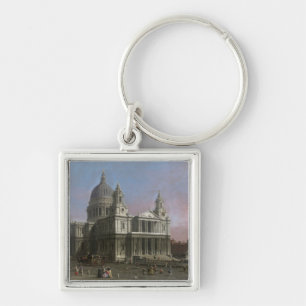 St. Paul's Cathedral, 1754 (oil on canvas) Key Ring