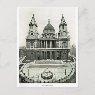 St Paul's Cathedral 1900 Postcard