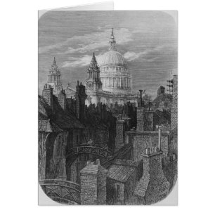 St. Paul's Cathedral and the slums