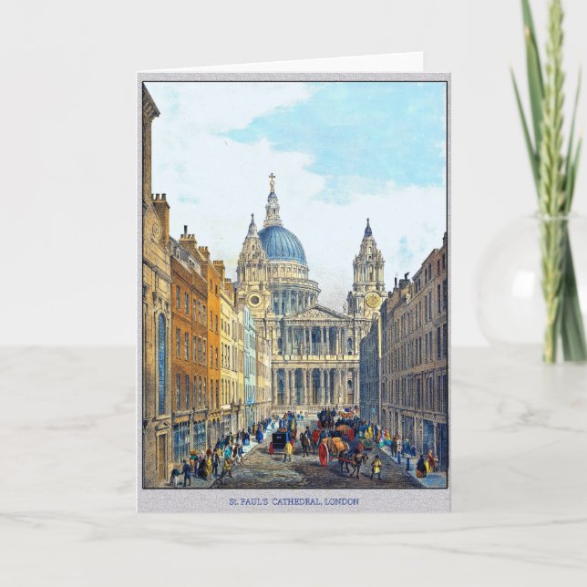 St. Paul's Cathedral London Card (Front)