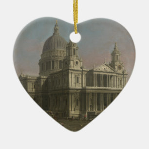 St. Paul's Cathedral, London, England Ceramic Tree Decoration