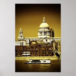 St Pauls Cathedral London England UK Poster