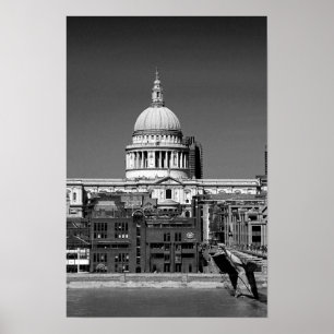 St Pauls Cathedral London England UK Poster