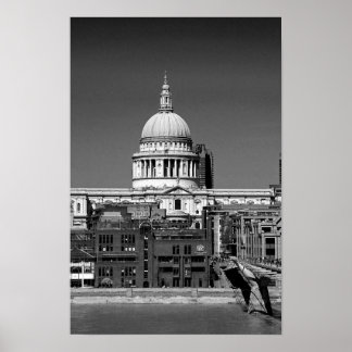 St Pauls Cathedral London England UK Poster