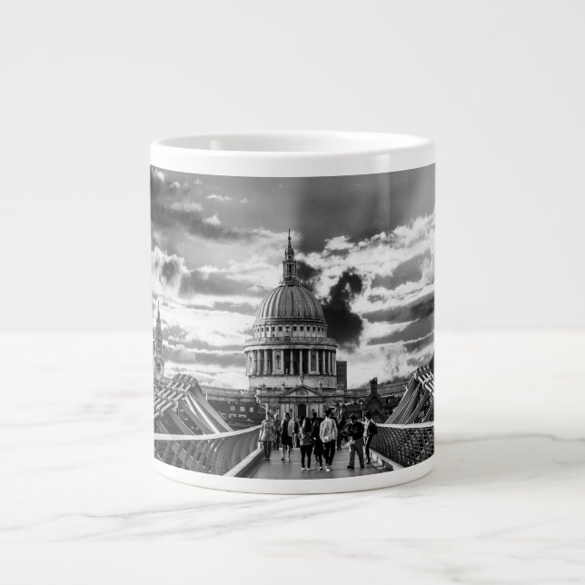 St.Paul's Cathedral London -Mugs Large Coffee Mug (Front)