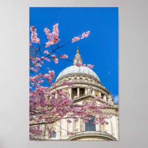 St.Paul's Cathedral, London UK Poster