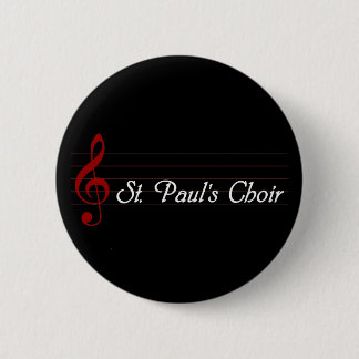 St. Paul's Choir 6 Cm Round Badge