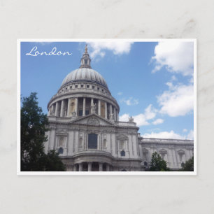 st pauls dome london postcard