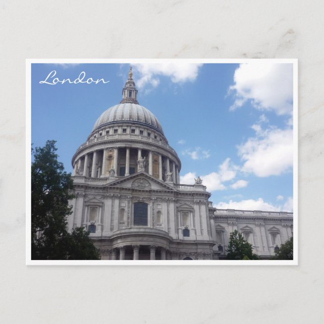 st pauls dome london postcard (Front)