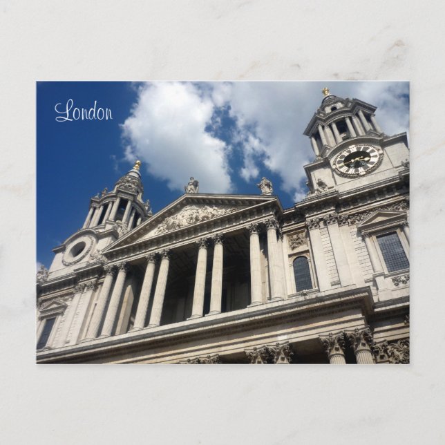 st pauls face postcard (Front)