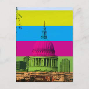 St Pauls In Colour Postcard