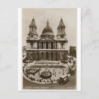 ST PAULU'S CATHEDRAL LONDON POSTCARD