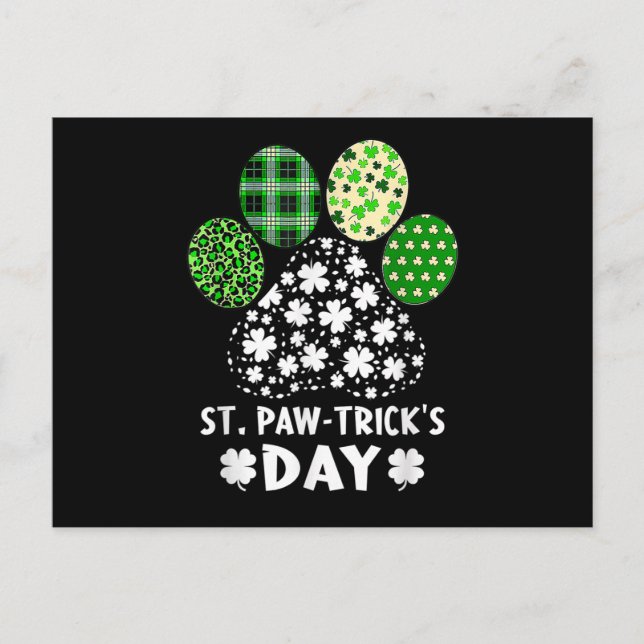 St Paw-trick's Day - Postcard (Front)