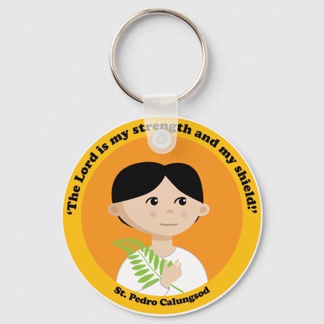 St. Pedro Calungsod Key Ring (Front)