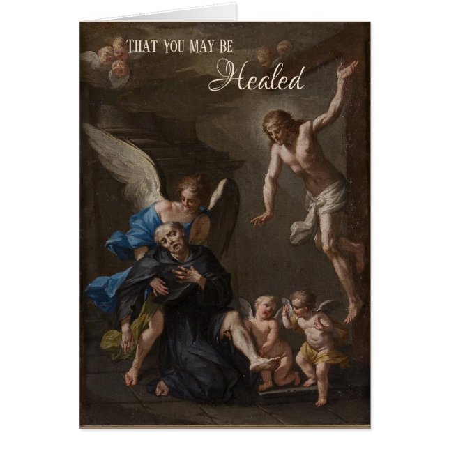 St. Peregrine Patron Saint of Cancer Religious (Front)