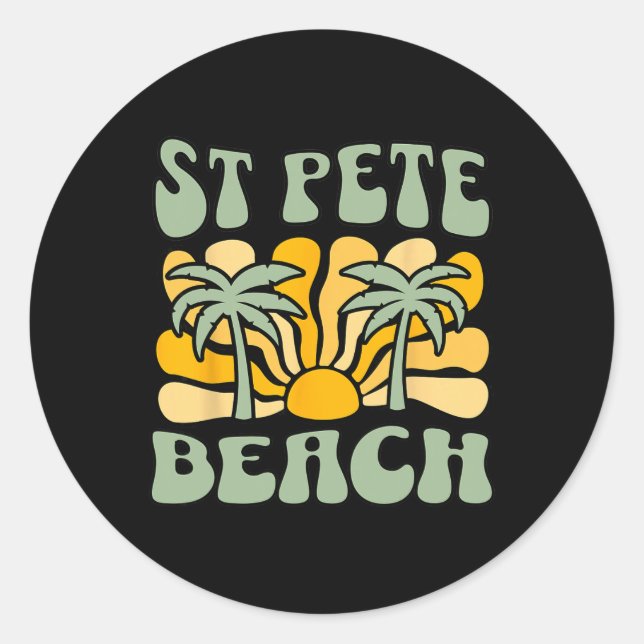 St Pete _3  Classic Round Sticker (Front)