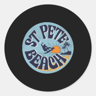 St Pete Beach _1 Classic Round Sticker