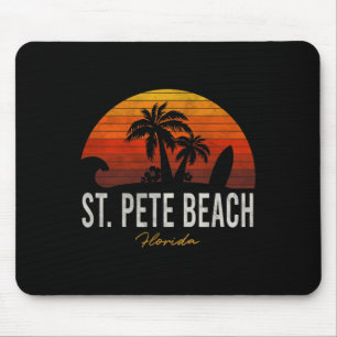 St. Pete Beach Florida Fl Palms Vacation Surf Suns Mouse Pad