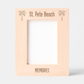 St. Pete Beach Florida Laser Engraved frame