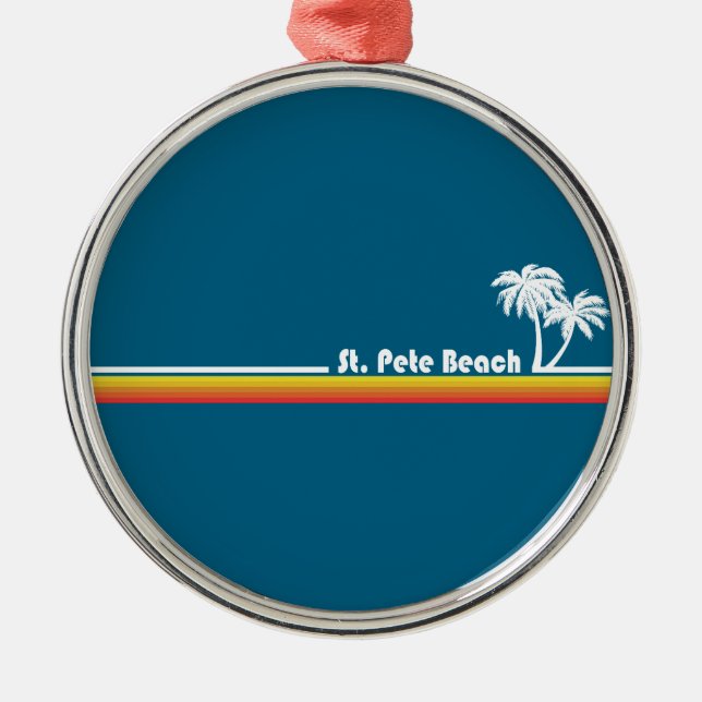 St. Pete Beach Florida Metal Ornament (Front)