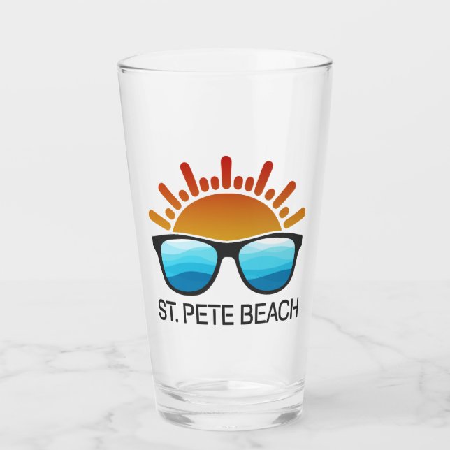 St. Pete Beach Florida Sunglasses Glass (Front)