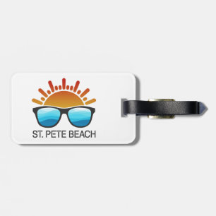 St. Pete Beach Florida Sunglasses Luggage Tag