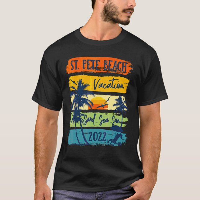 St Pete Beach Florida Vacation 2022 Matching Famil T-Shirt (Front)