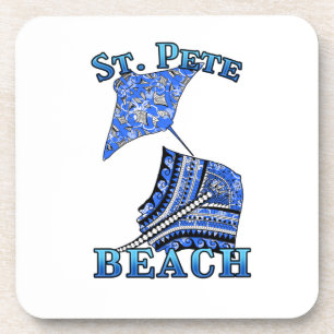 St Pete Beach Florida Vacation Tribal Stingray Coaster