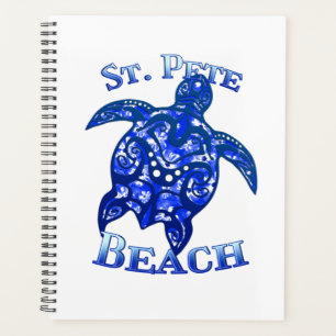 St Pete Beach Florida Vacation Tribal Turtle Planner