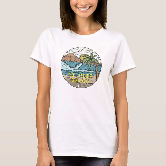 St Pete Beach Florida Vintage T-Shirt (Front)