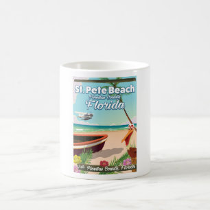 St. Pete Beach Florida vintage travel poster Coffee Mug